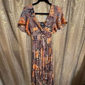 chinese dress ladies Angie Women's Twist Front Keyhole Spaghetti Strap Dress at Amazon Women's  Clothing store main image 1
